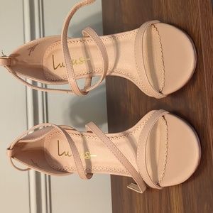 Lulu's strappy heels